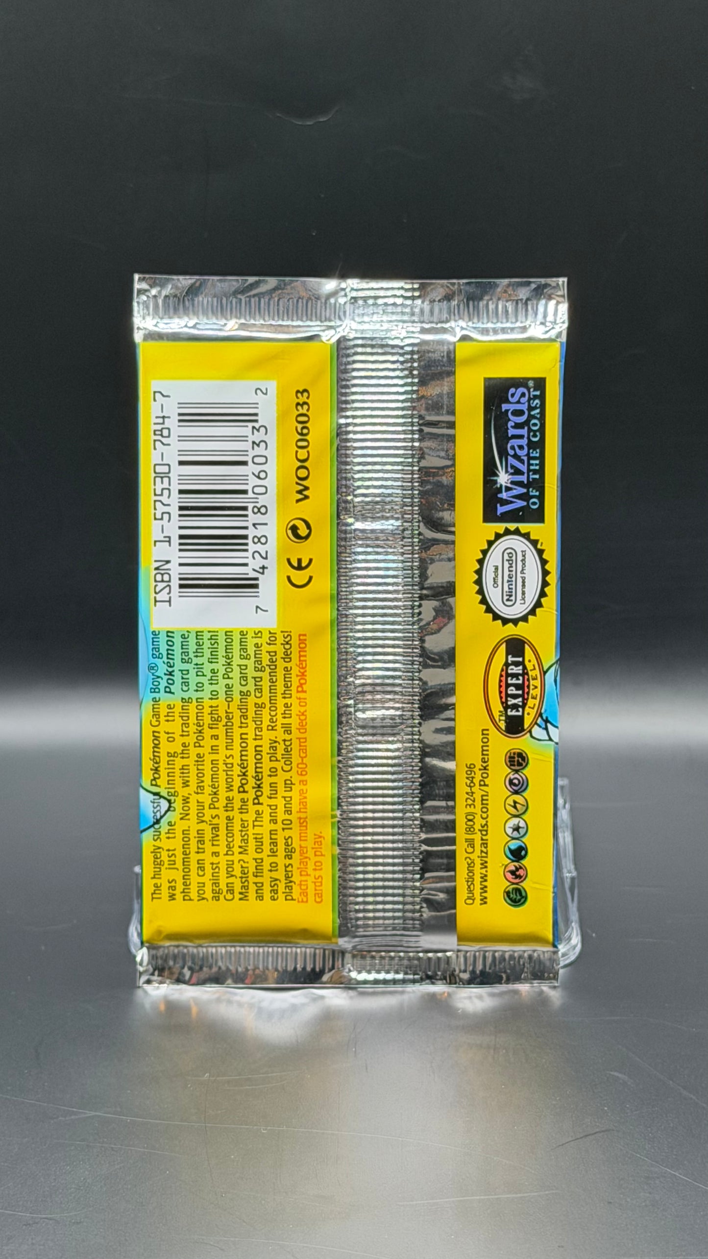 1999 Pokémon Base Set Unlimited Booster Pack – Blastoise Artwork – Factory Sealed Vintage WOTC Collectible