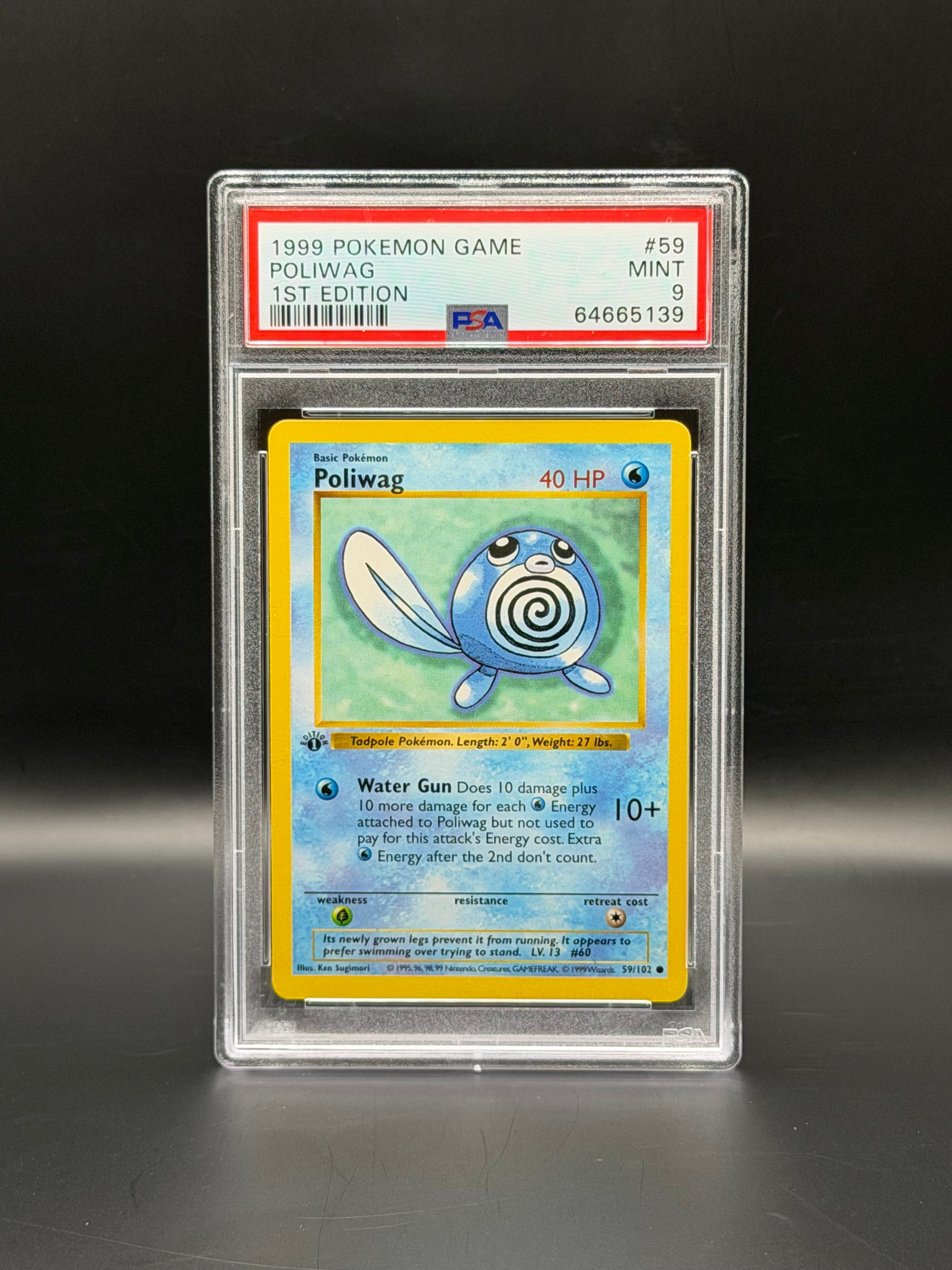 1999 Pokémon Base Set 1st Edition Ivysaur PSA 9 Mint Pokémon Card WOTC