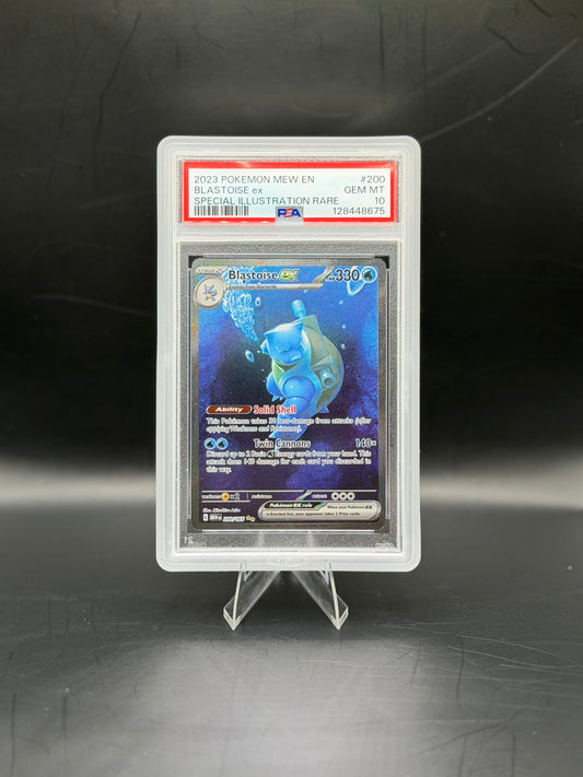 2023 Pokémon Blastoise ex #200 Special Illustration Rare - PSA 10 Gem Mint