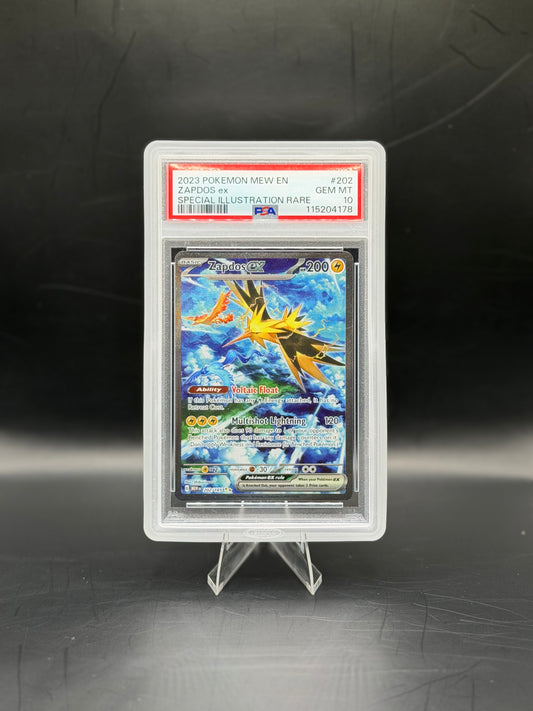 2023 Pokémon Zapdos ex #202 Special Illustration Rare - PSA 10 Gem Mint