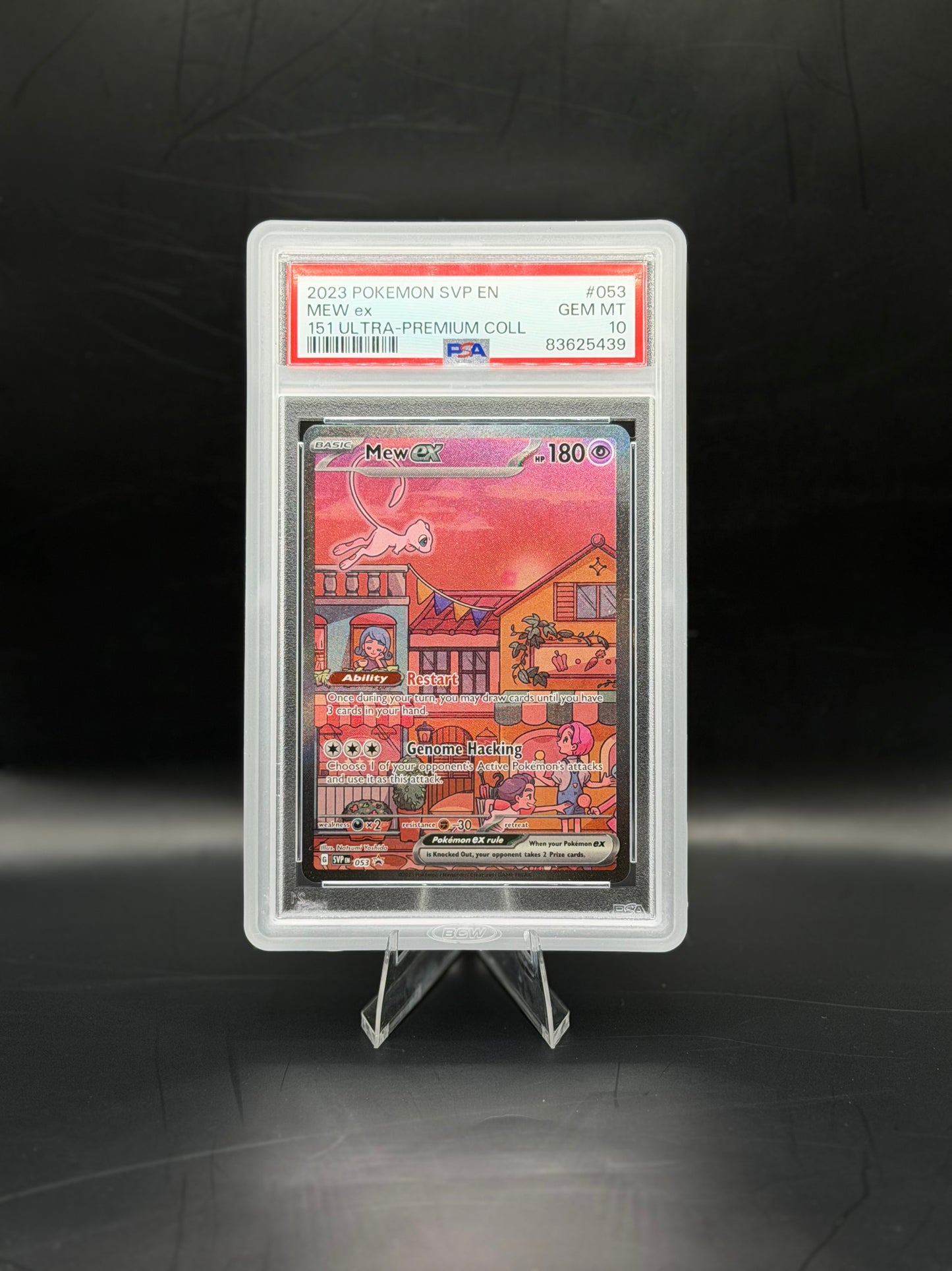2023 Pokémon Mew ex #053 Ultra-Premium Collection Full Art Promo - PSA 10 Gem Mint