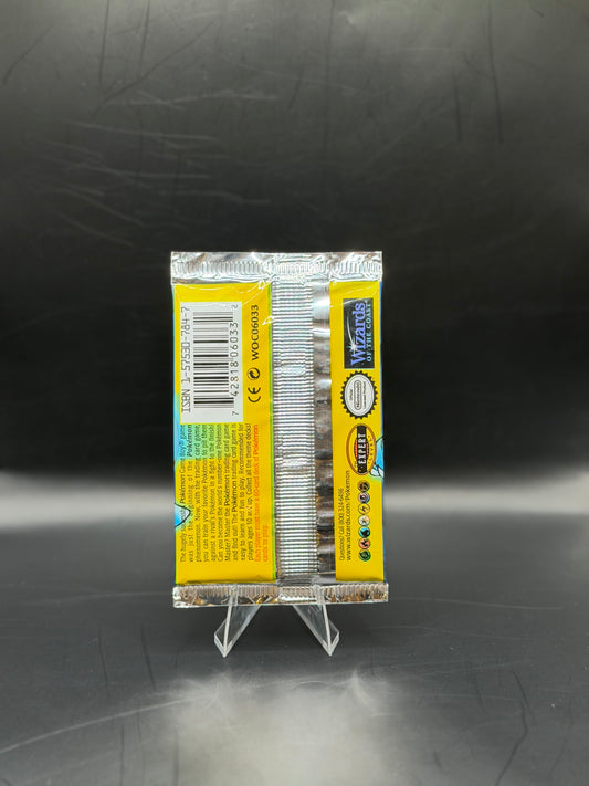 1999 Pokémon Base Set Unlimited Booster Pack – Blastoise Artwork – Factory Sealed Vintage WOTC Collectible