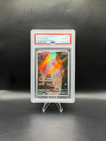 2023 Pokémon Charmander #168 Illustration Rare PSA 10 Gem Mint