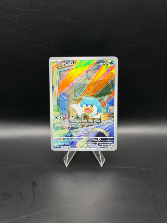 2023 Pokémon Paldea Evolved Quaxly #206 Pokémon Card Illustration Rare Near Mint