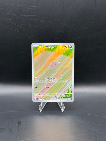 2023 Pokémon Paldea Evolved Paldean Wooper #221/193 Pokémon Card Illustration Rare Near Mint