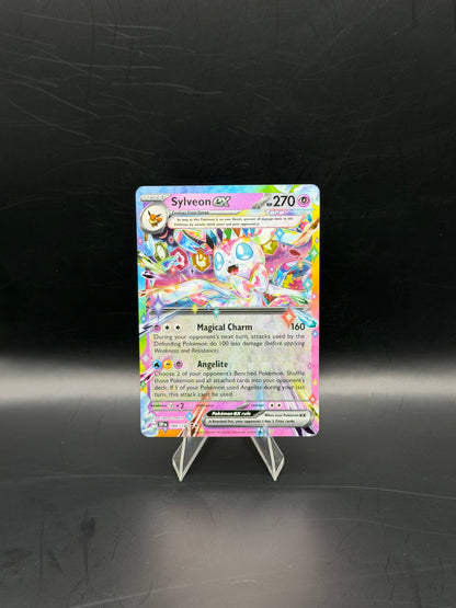2024 Pokémon Surging Sparks Sylveon ex #86 Pokémon Card Double Rare Near Mint
