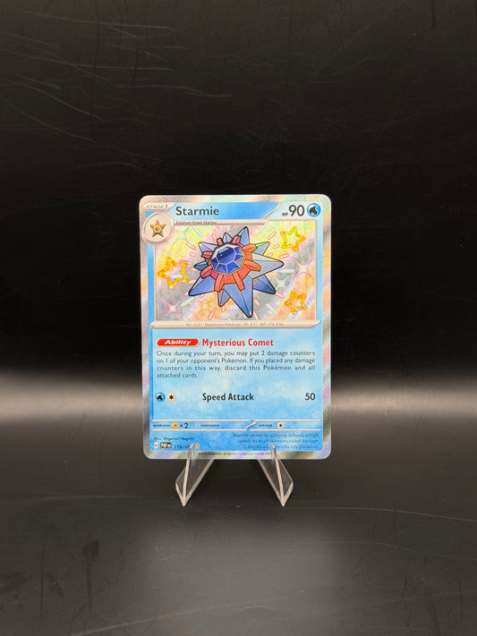 2024 Pokémon Paldean Fates Starmie #119 Pokémon Card Shiny Rare Near Mint
