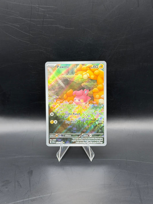 2024 Pokémon Paldean Fates Pawmi #226 Pokémon Card Shiny Rare Near Mint
