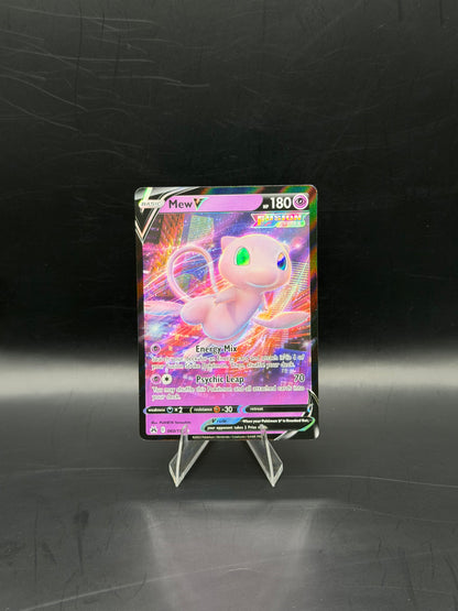 2022 Pokémon Crown Zenith Mew V #60 Pokémon Card Ultra Rare Near Mint
